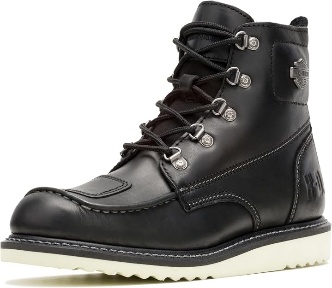 Bottes Harley-Davidson en cuir à lacets