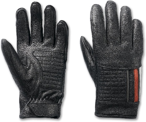 Gants de moto en cuir style vintage