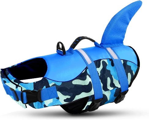 Gilet de sauvetage chien requin