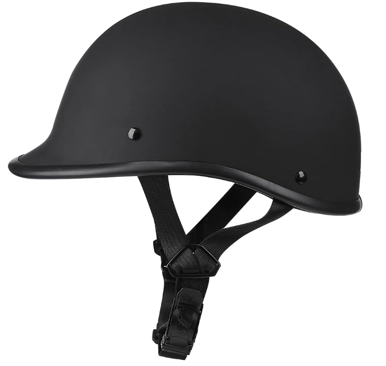 Casque moto demi-coque vintage
