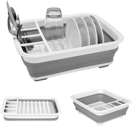 Égouttoir à vaisselle compact