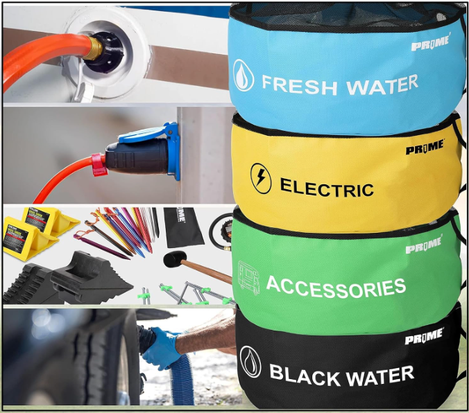 Sacs d’organisation pour boyaux d’eau, câbles électriques et accessoires de VR