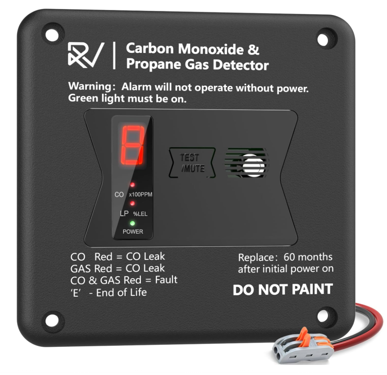 Détecteur de monoxyde et propane pour VR